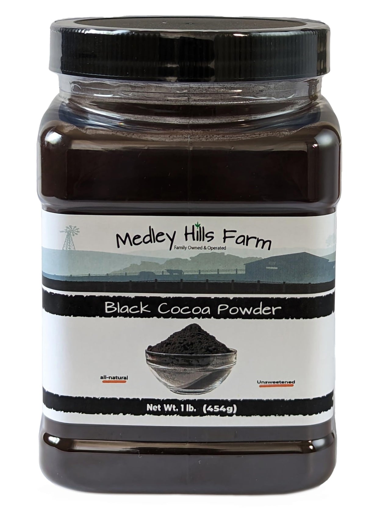 Medley Hills Farm front package showing label and weight, clear storage benefit