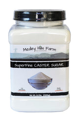 Medley Hills Farm front packaging showing 2.5 lb reusable container and label, clear storage benefit