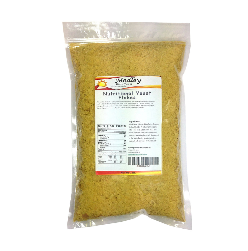 Medley Hills Farm front packaging showing 1 lb pouch and product label benefit