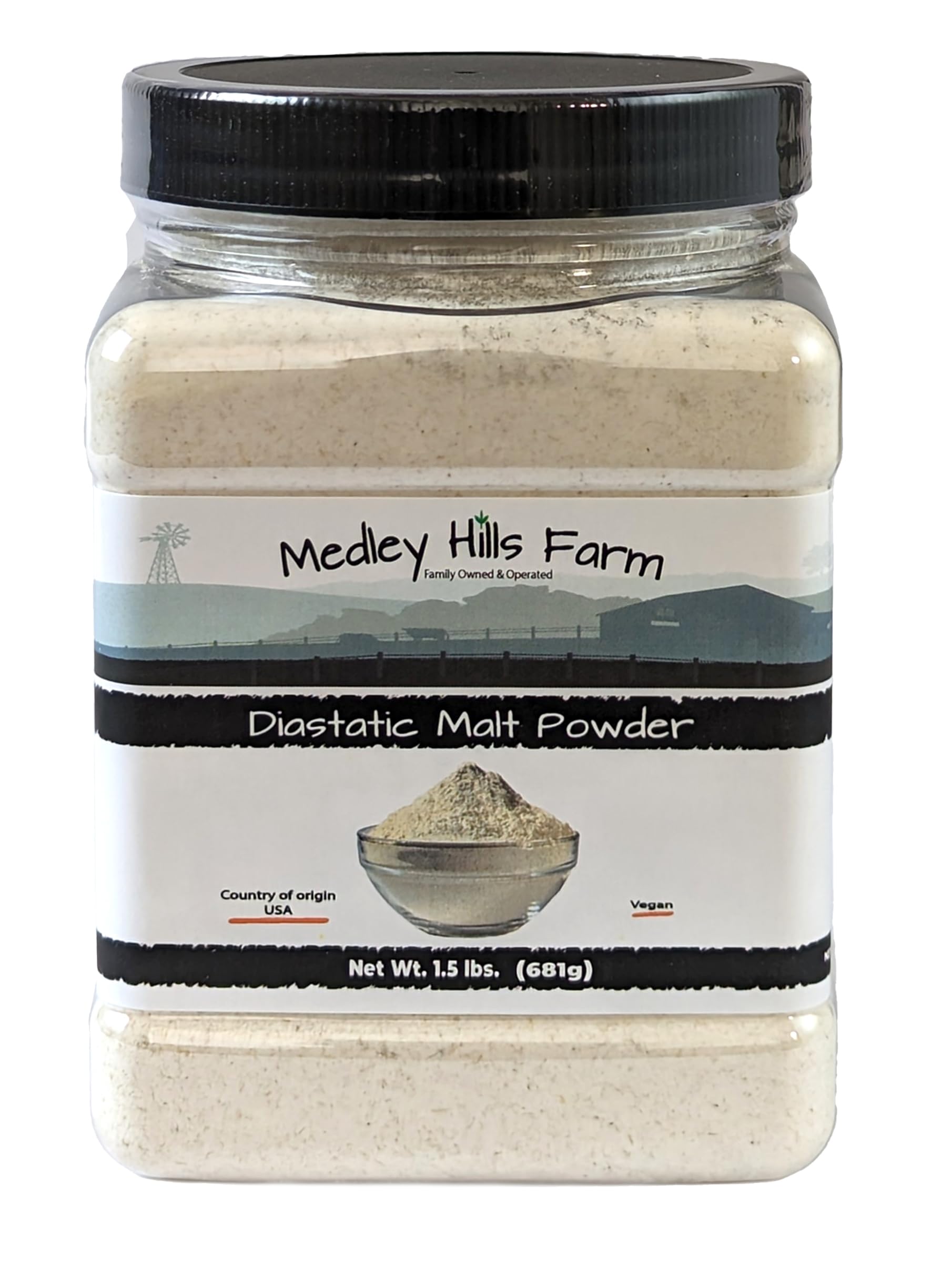 Medley Hills Farm front packaging showing product and label benefits