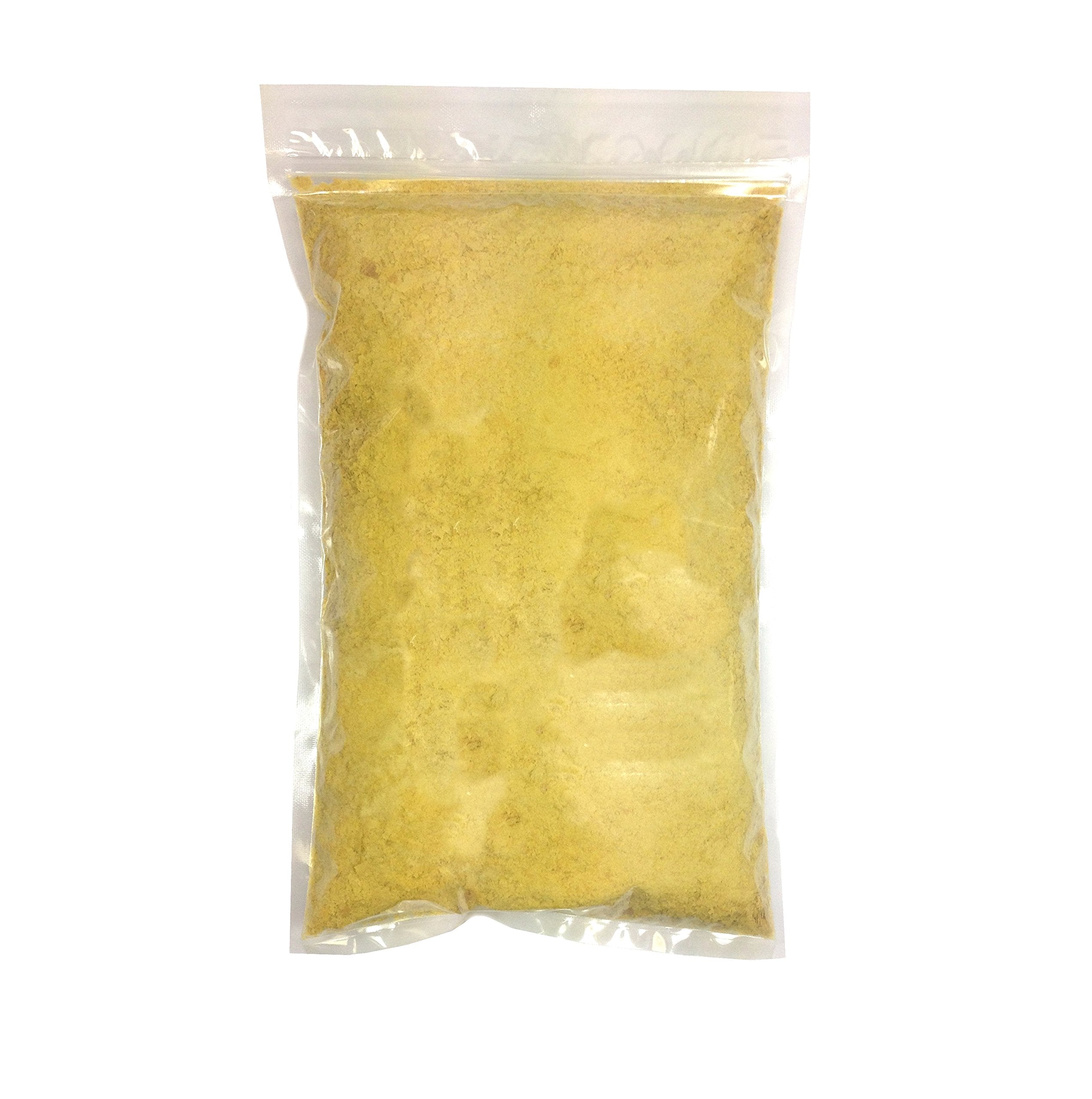 Medley Hills Farm resealable pouch beside spoon showing portion and storage benefit