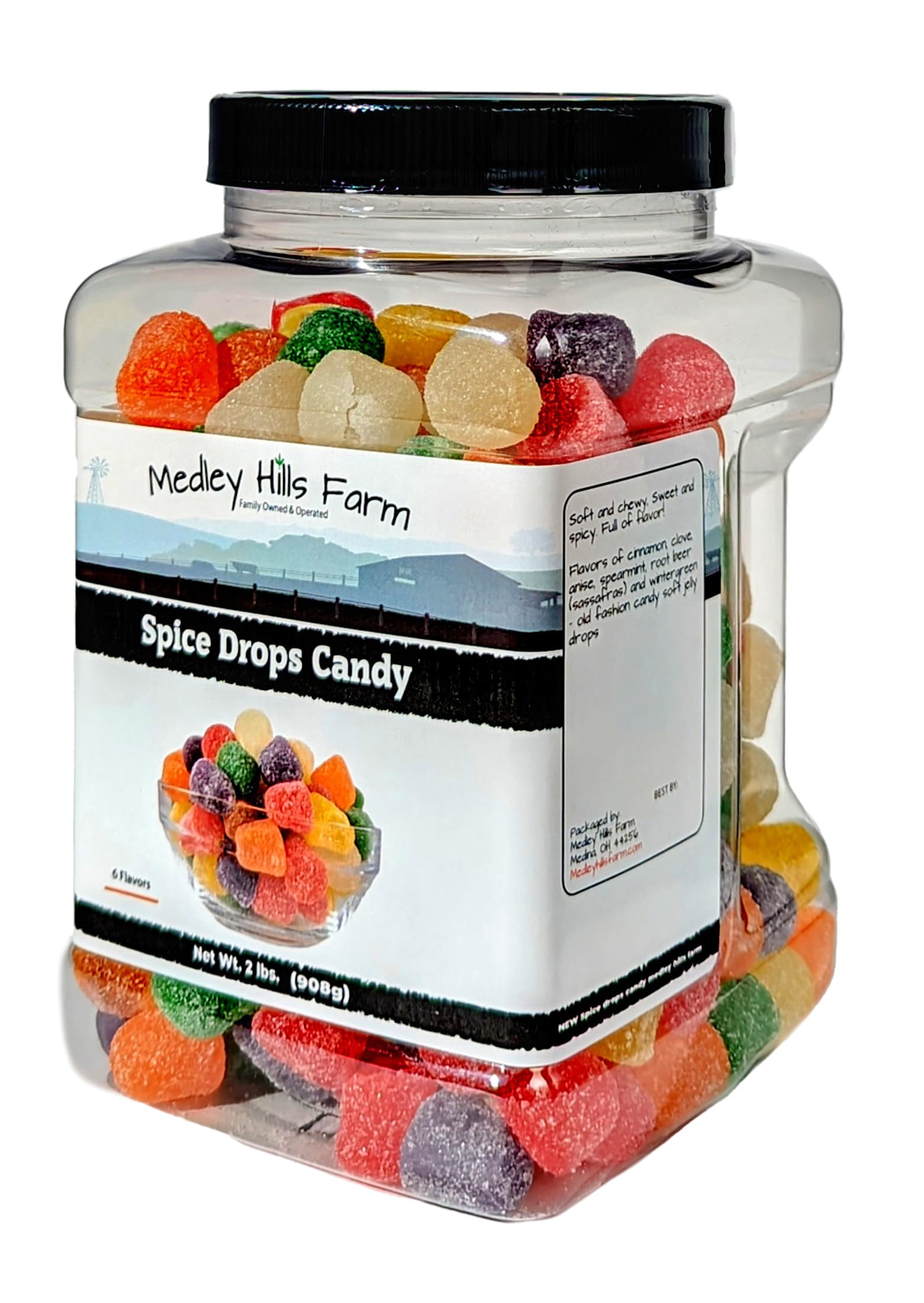Medley Hills Farm spice drops used on cupcake adding visual and flavor benefit