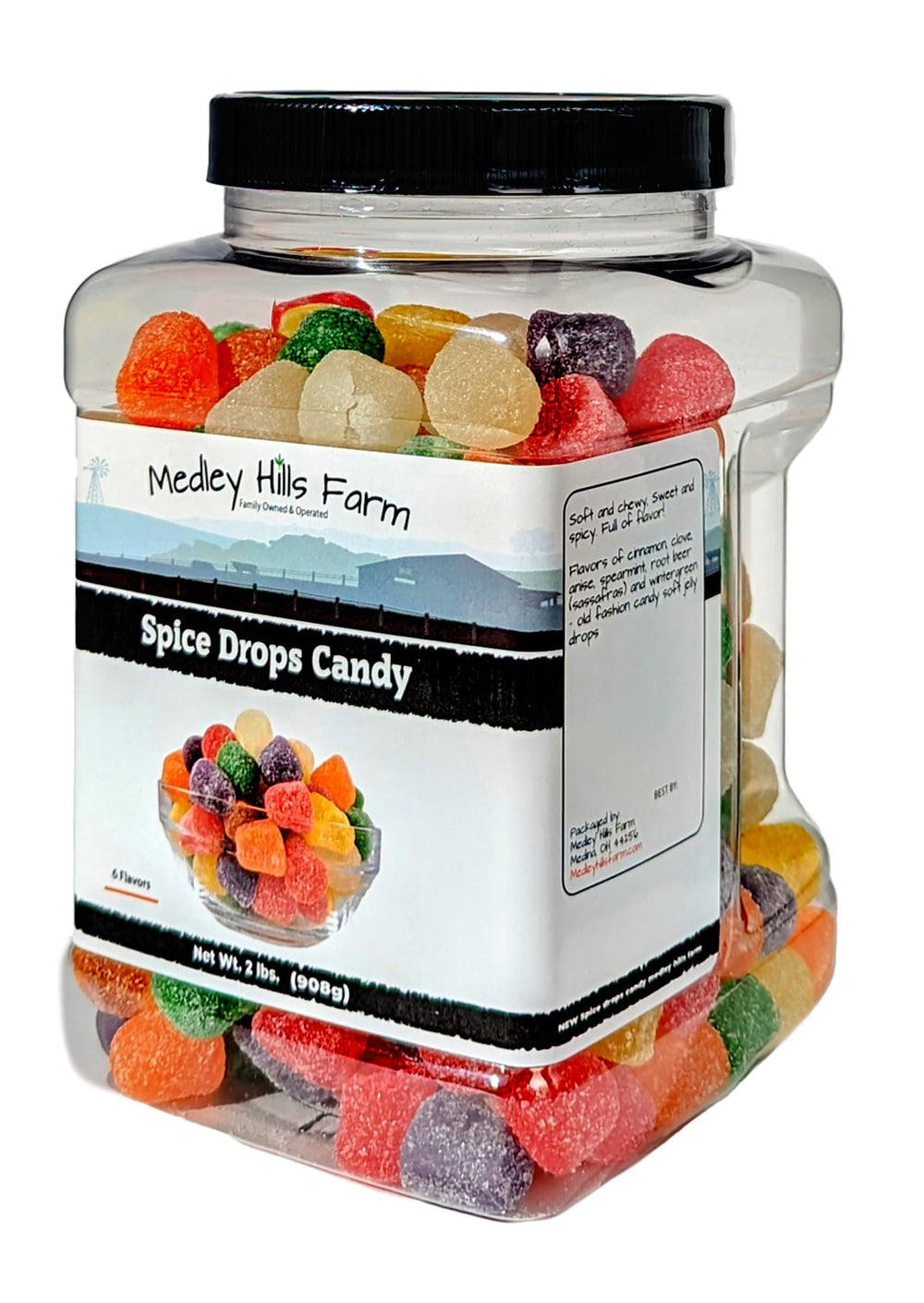 Medley Hills Farm spice drops used on cupcake adding visual and flavor benefit