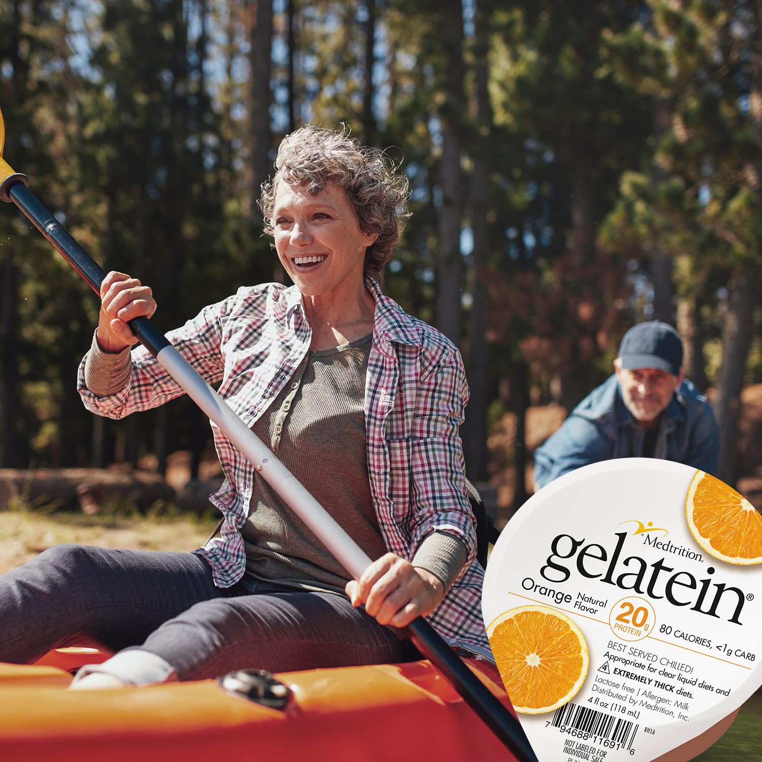Medtrition Gelatein Orange in a clinical setting for patient nutrition support