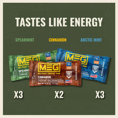 MEG blister pack detail with sealed compartments, keeps pieces fresh