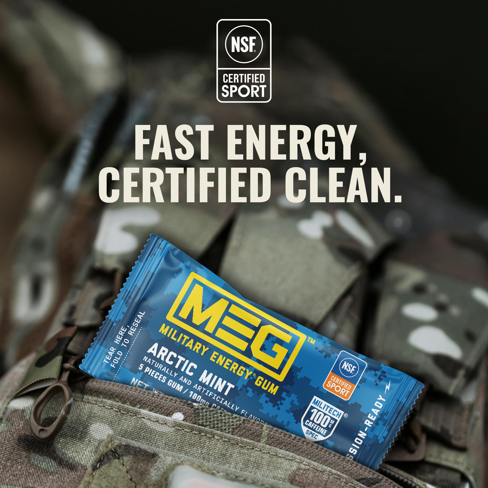 MEG pack in a pocket to illustrate portability and on-the-go convenience