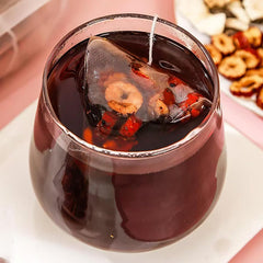 Meideal brewed cup with warm amber color offering soothing refreshment