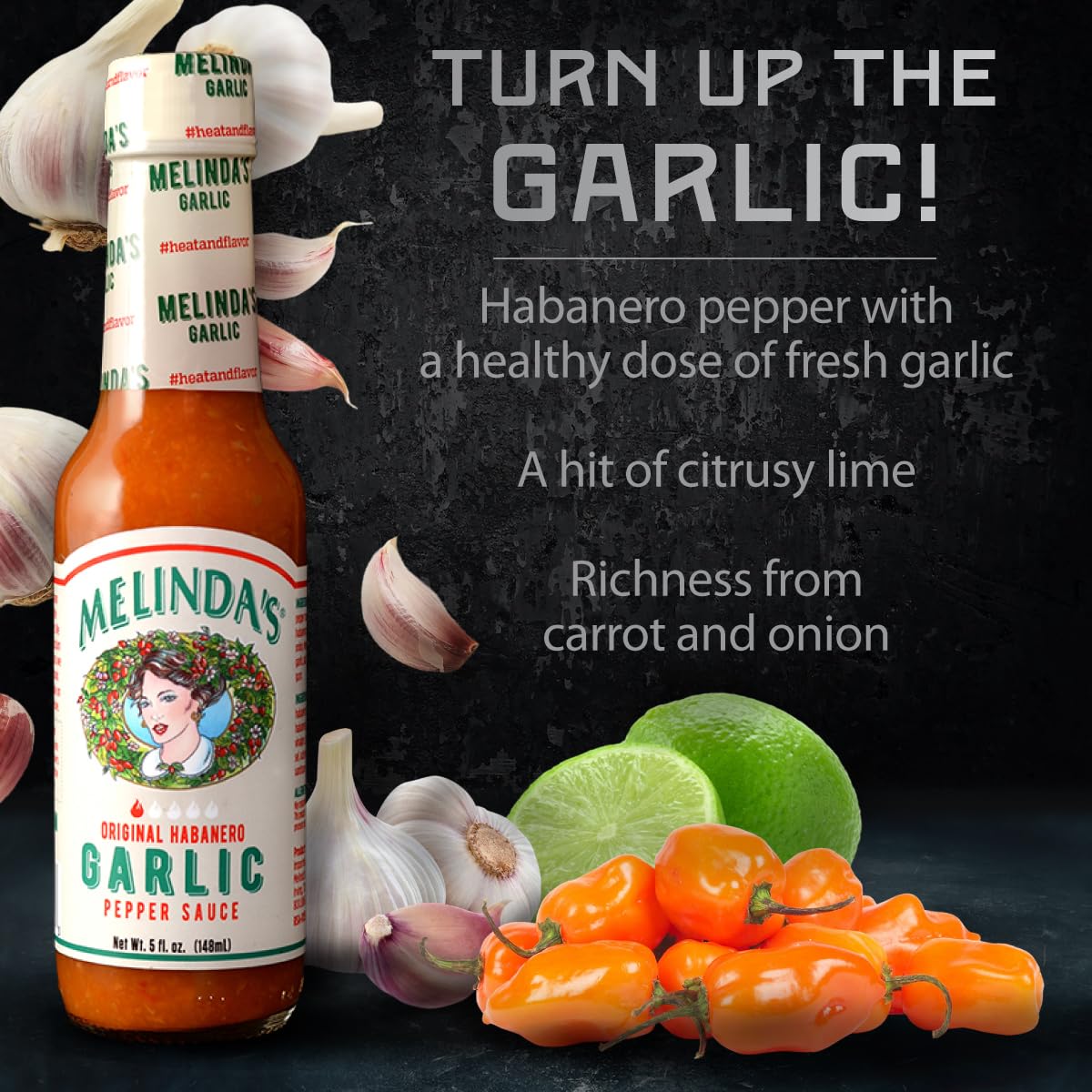 Melinda's closeup of label and cap, shows authentic ingredients and brand clarity