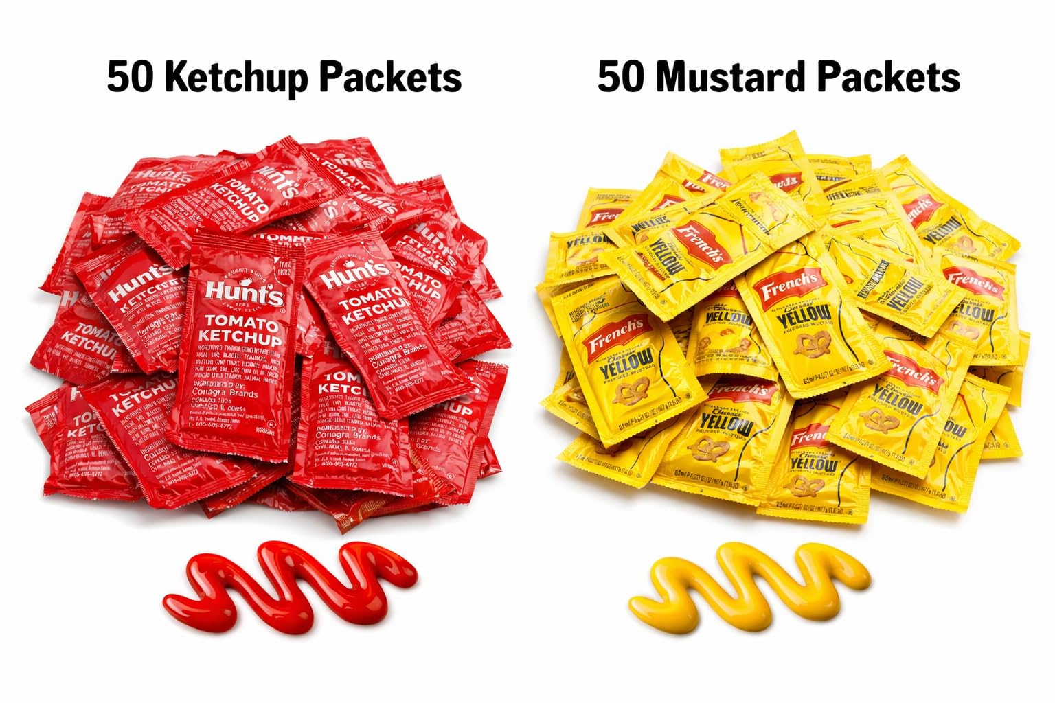 Mellow Mart ketchup packet close-up highlighting rich tomato flavor