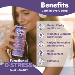 Melting Forest close-up can label highlighting adaptogen and zero sugar benefit