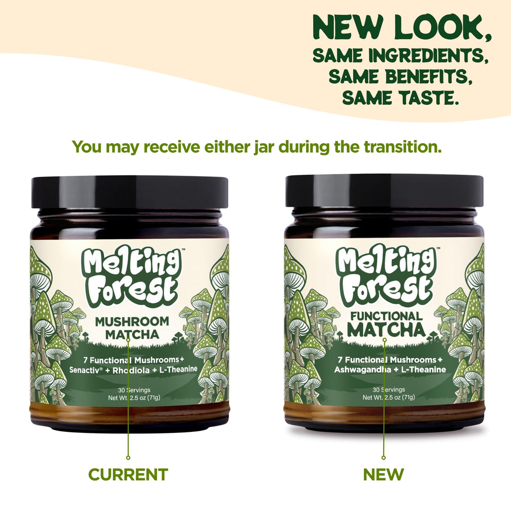 Melting Forest label close-up showing clean ingredients and no fillers