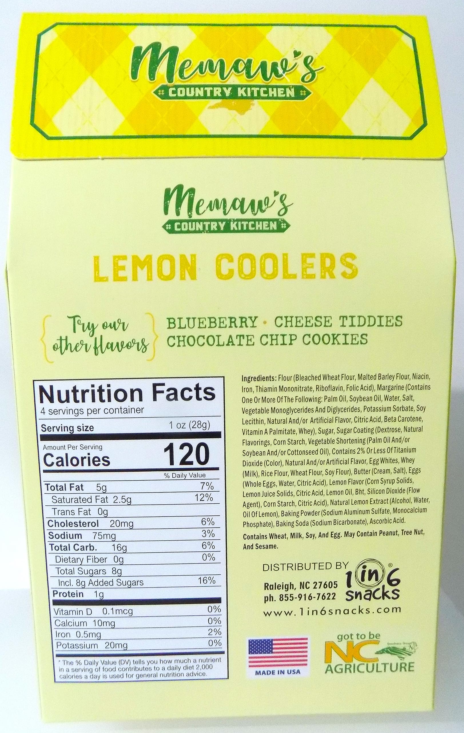 Close-up of a Lemon Coolers cookie texture showing crisp edges and tender center by Memaw's Country Kitchen