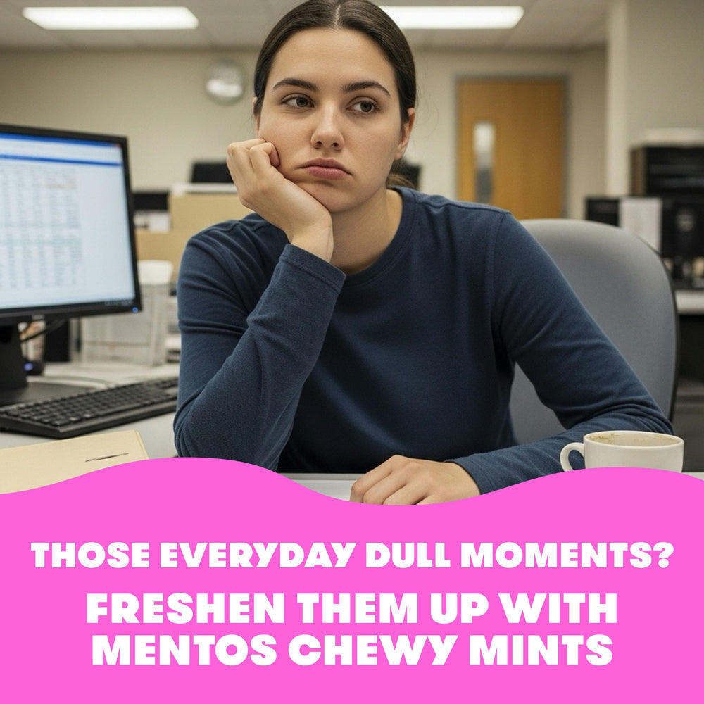 Mentos roll tucked in a pocket showing portability and on-the-go benefit