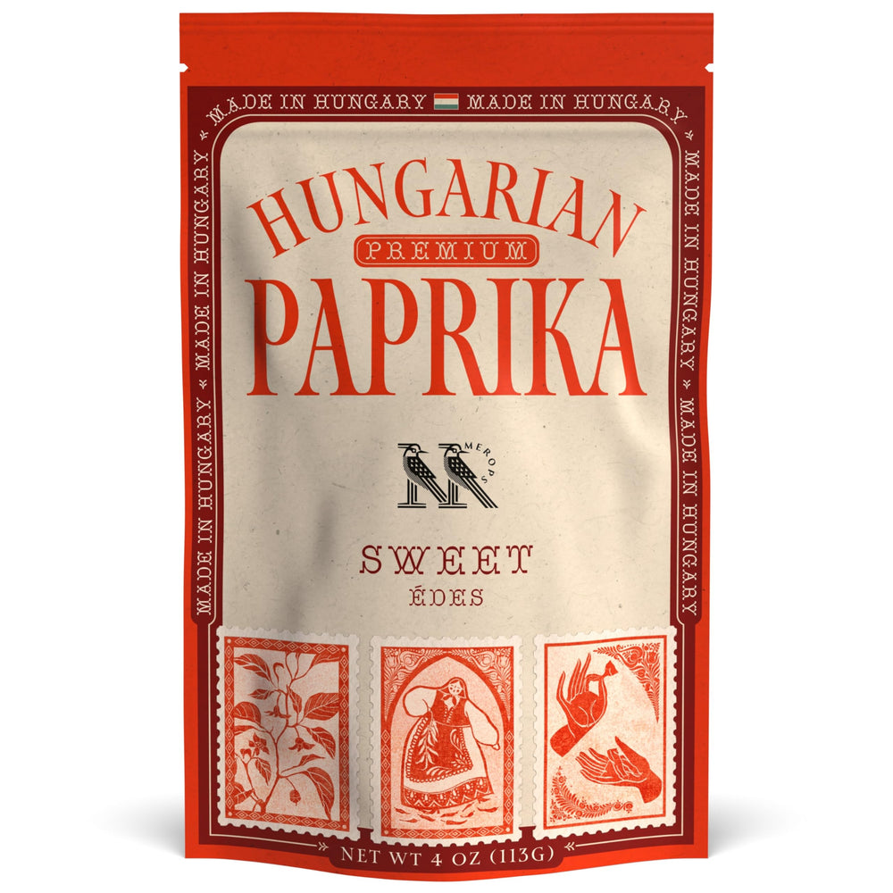 MEROPS front packaging shows resealable bag and deep red paprika benefit: freshness retained