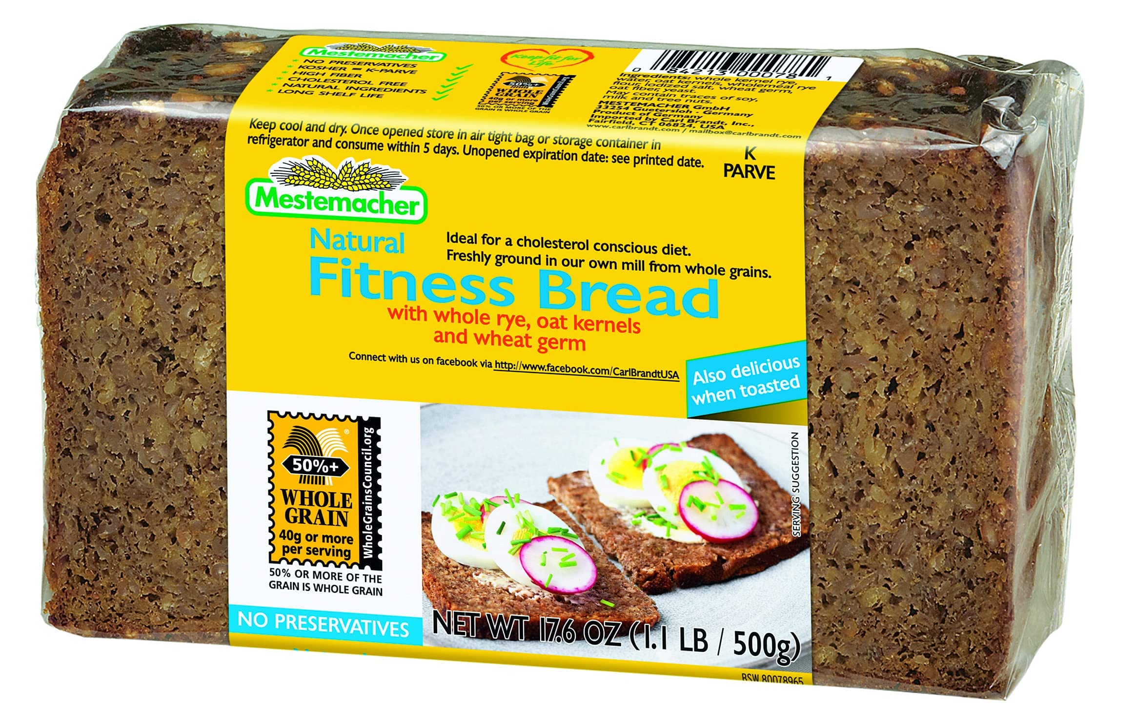 Mestemacher crust and crumb detail highlighting whole-grain robustness and chew