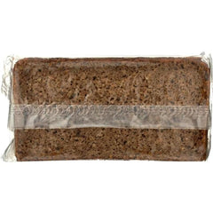 Mestemacher rye used in a sandwich demonstrating sturdiness and filling support