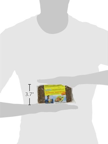 Mestemacher sunflower seed loaf crust detail with visible seeds adding crunch and nutrition