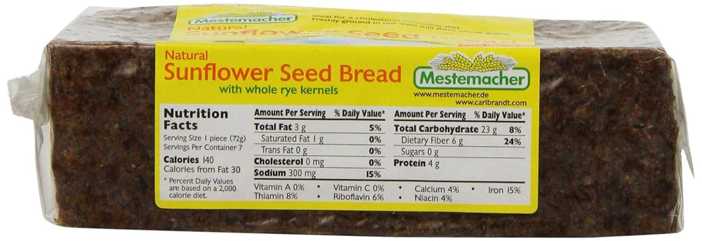 Mestemacher vacuum-stored pantry scale showing long shelf life and storage ease