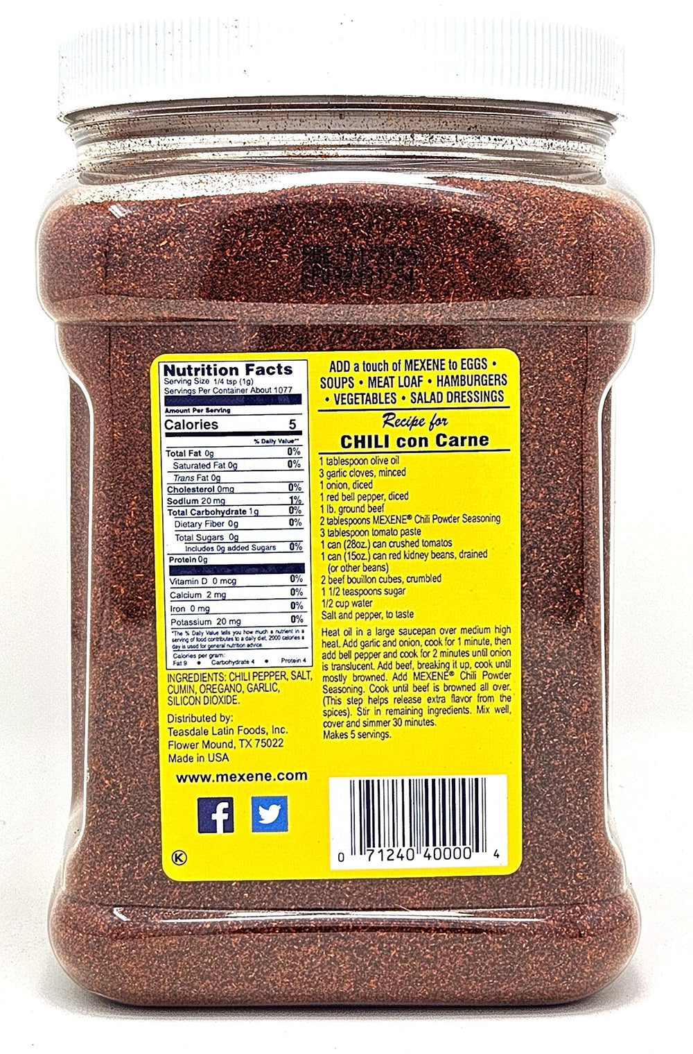 MEXENE close-up of chili powder texture highlighting rich color and spice quality
