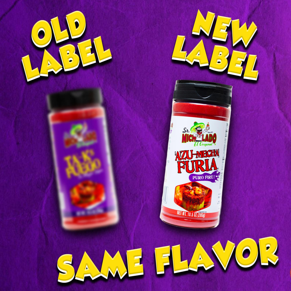 Mexgrim used in chamoy fruit kit demonstrating colorful presentation