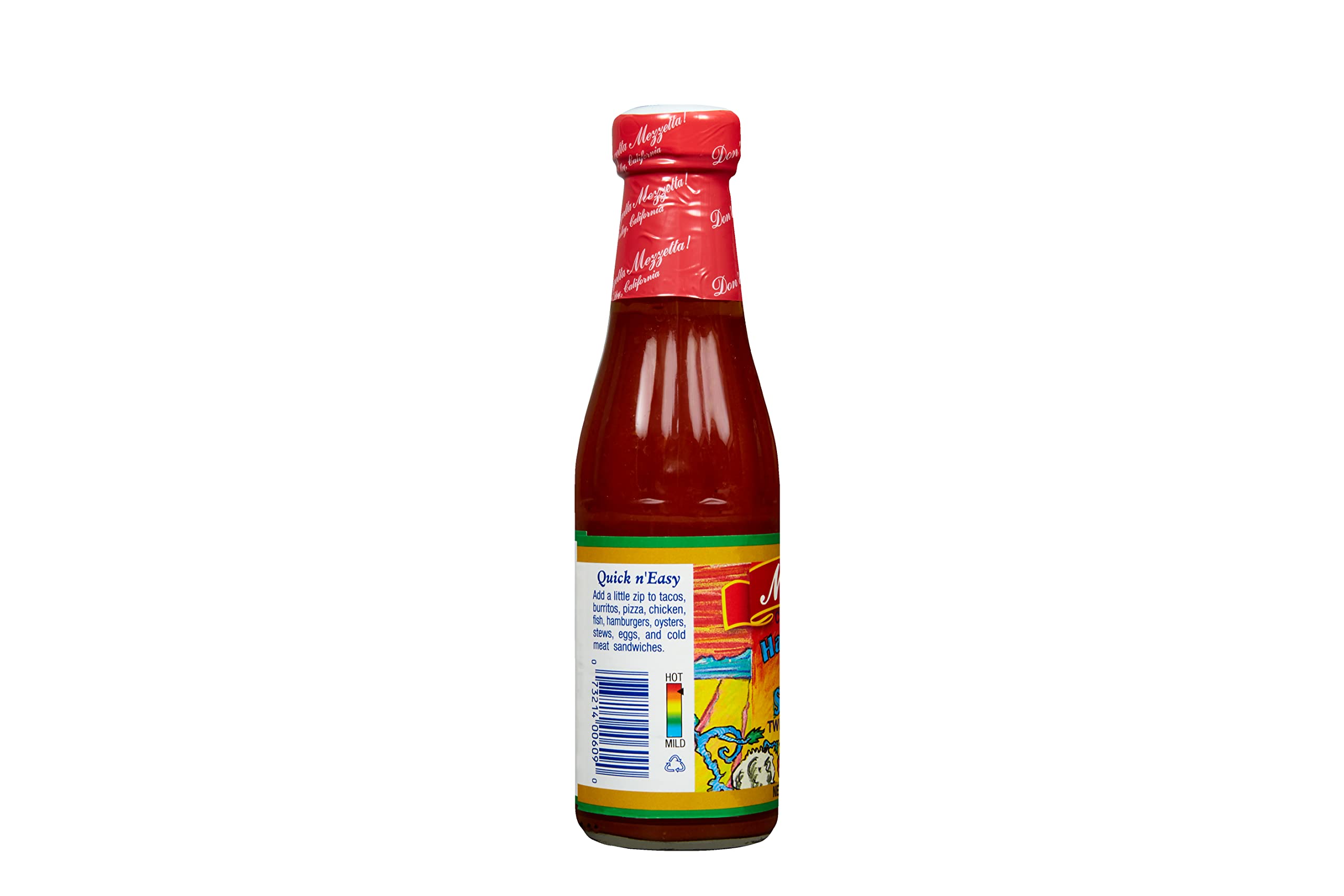 Mezzetta sauce drizzled on a taco adding bright spicy flavor