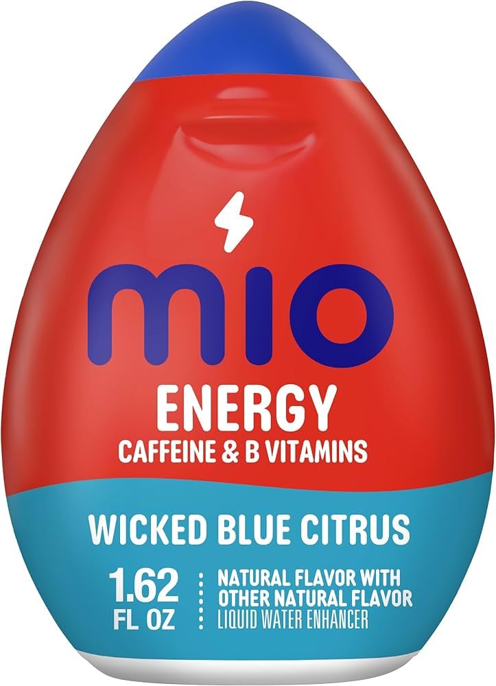 Southwind Enterprises MiO Energy front packaging showing three bottles, convenient hydration