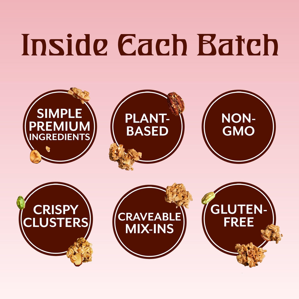Michele's Granola served in a kitchen scene demonstrating family-friendly convenience