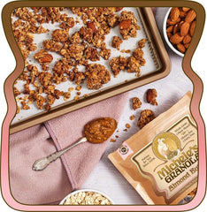 Michele's Granola label and ingredients detail showing certifications and ingredient transparency