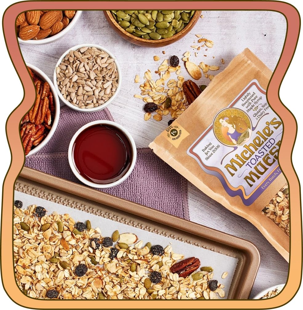 Michele’s Granola served hot in a bowl showing comforting ready-to-eat breakfast