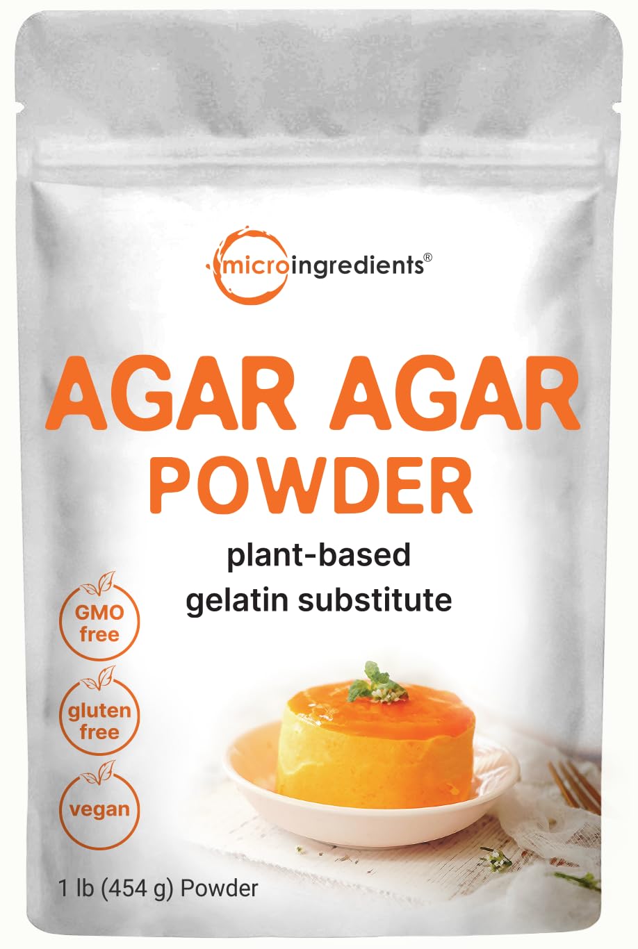 Micro Ingredients front pouch showing product branding and net weight benefit