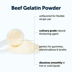 Micro Ingredients blooming gelatin in water demonstrating activation step