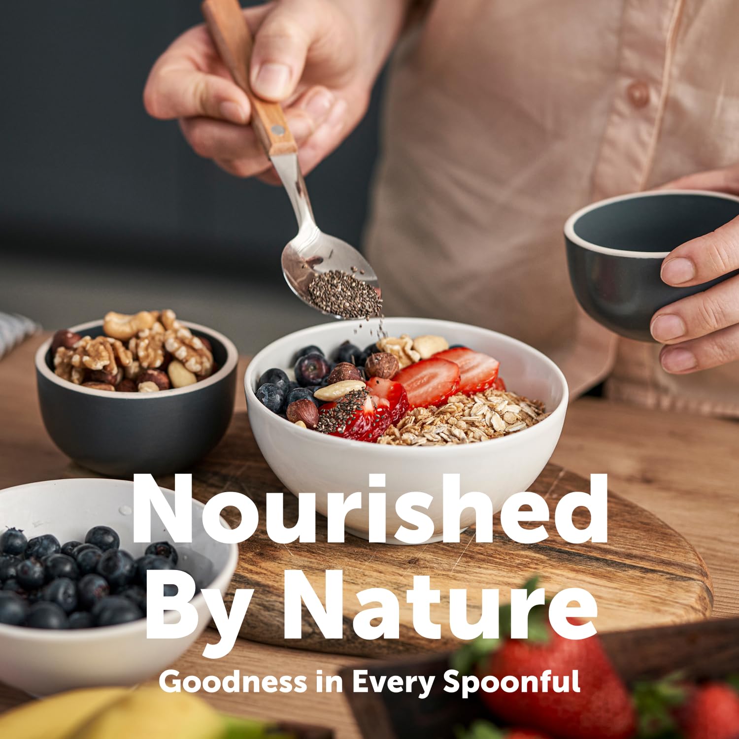 Micro Ingredients chia pudding in glass jar demonstrating gel texture and ready-to-eat snack