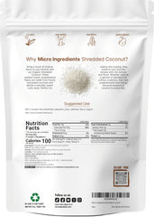 Micro Ingredients close-up of medium shredded flakes highlighting natural texture and baking use