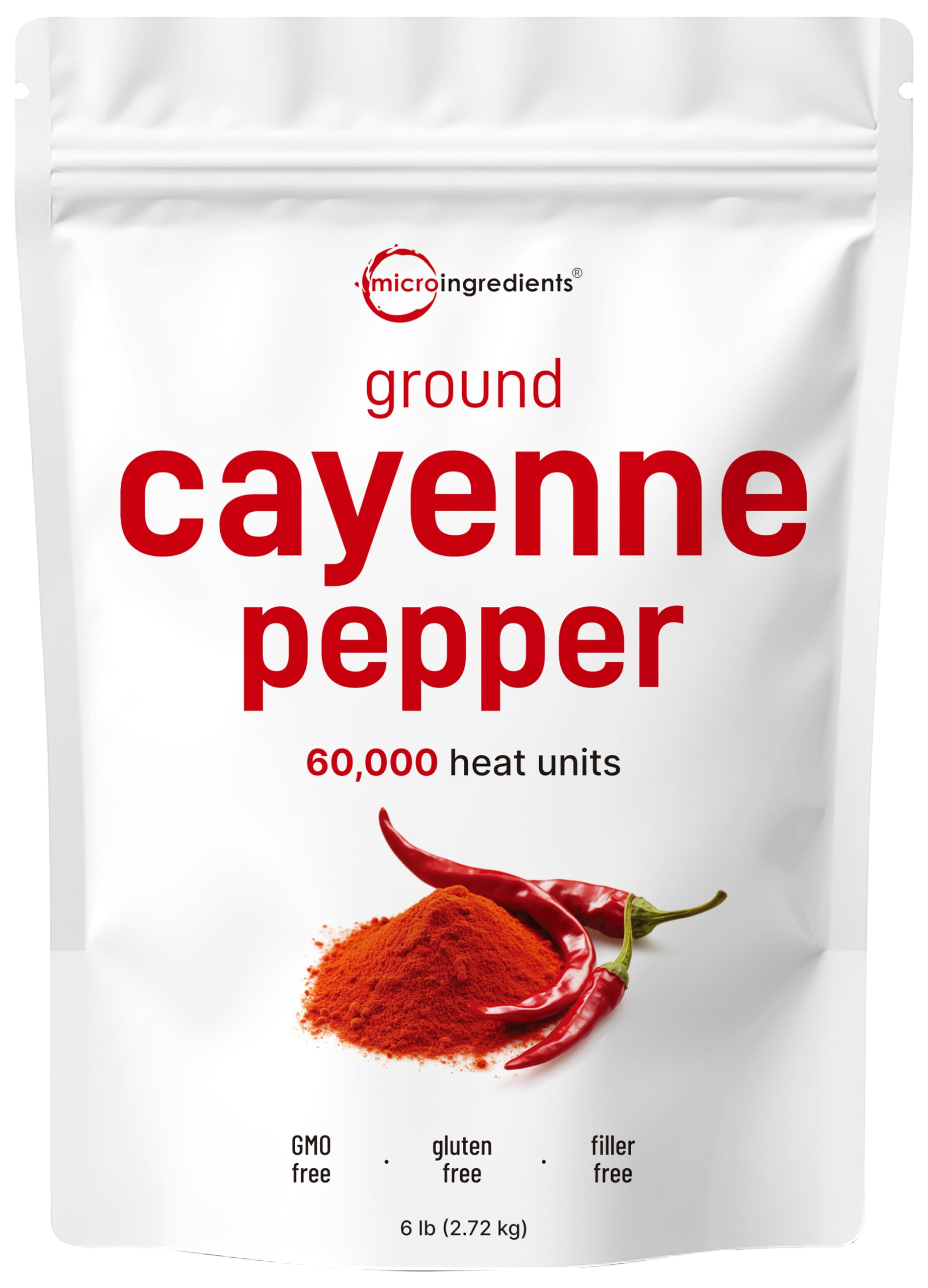 Micro Ingredients front bag showing 6 lb packaging and clear product branding