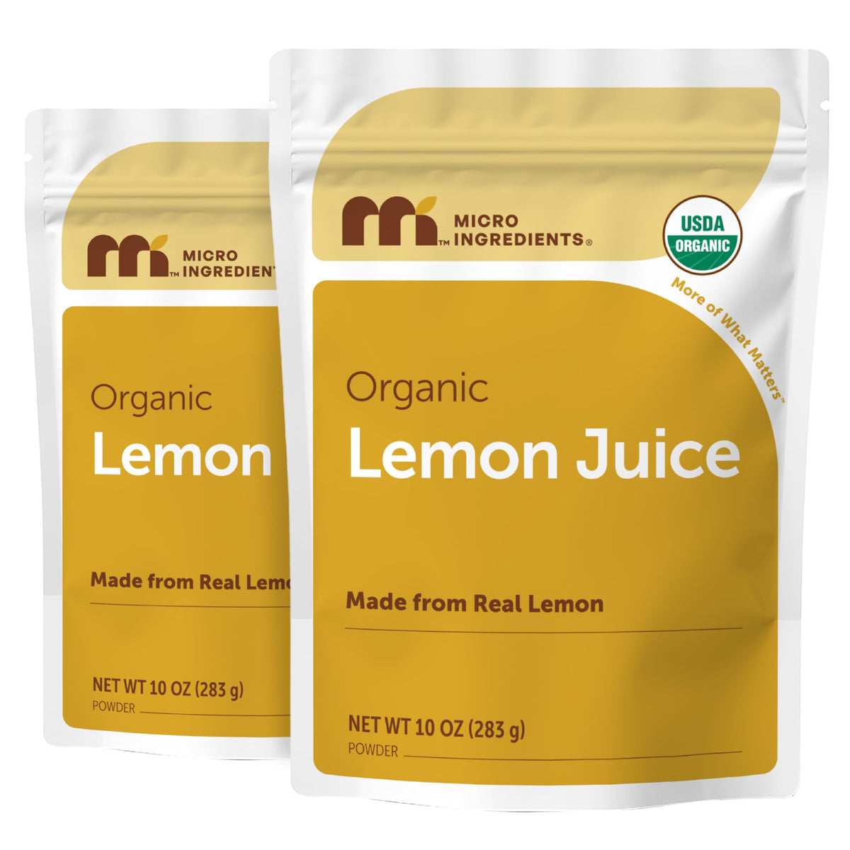 Micro Ingredients front packaging showing 2-pack and clean ingredient benefits