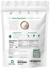 Micro Ingredients powder close-up texture highlighting creamy consistency