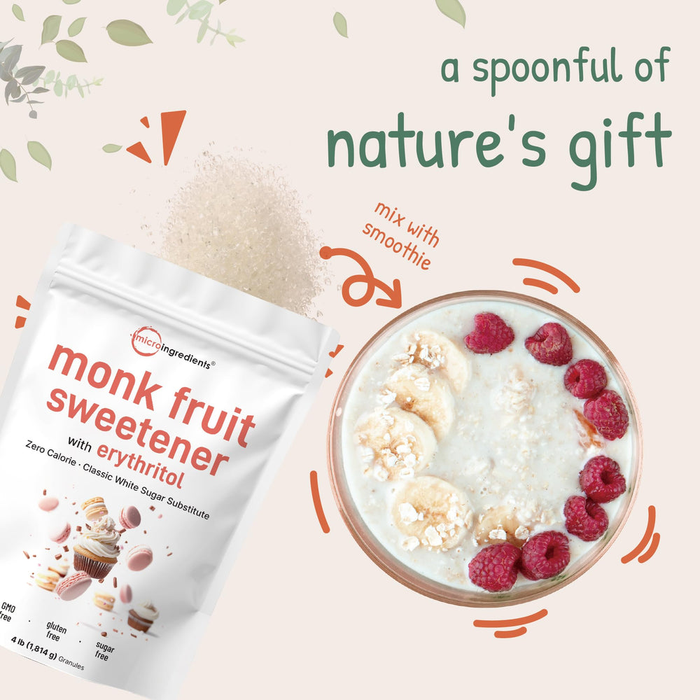 Micro Ingredients next to measuring scale, portion control and keto-friendly serving