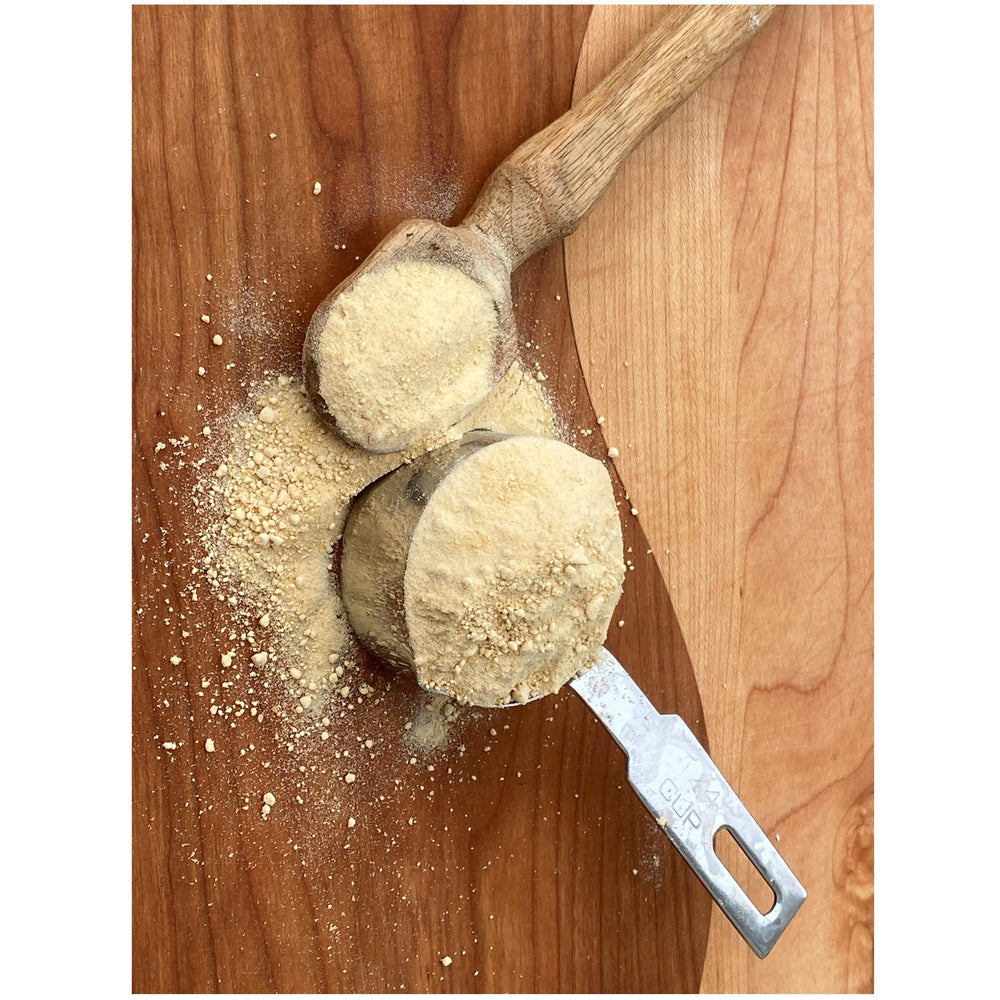 Middle Maples Farm close-up of granulated maple sugar texture showing unrefined richness