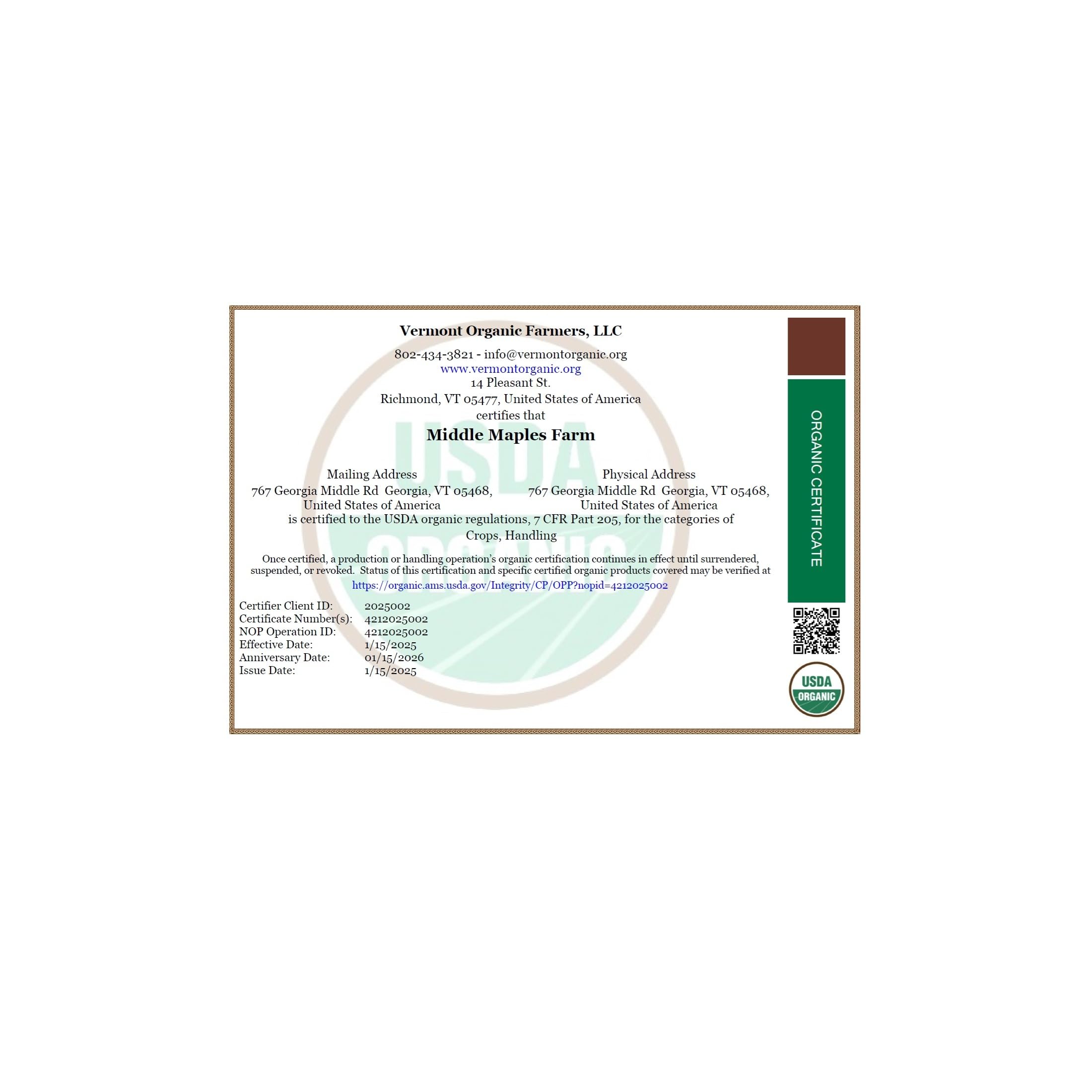 Middle Maples Farm measuring scoop with sugar showing portioning convenience
