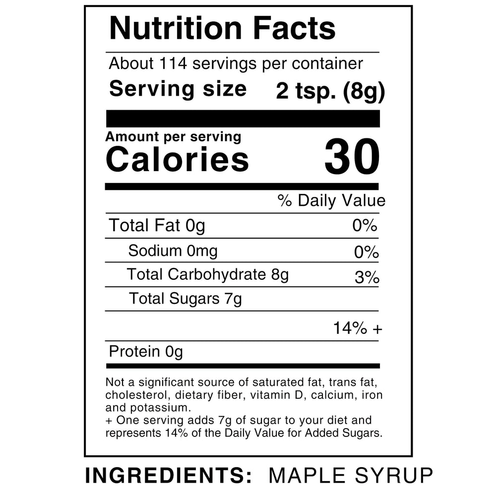 Middle Maples Farm maple sugar sprinkled on dessert adding natural maple flavor