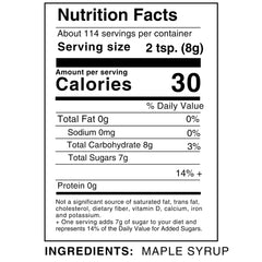 Middle Maples Farm maple sugar sprinkled on dessert adding natural maple flavor