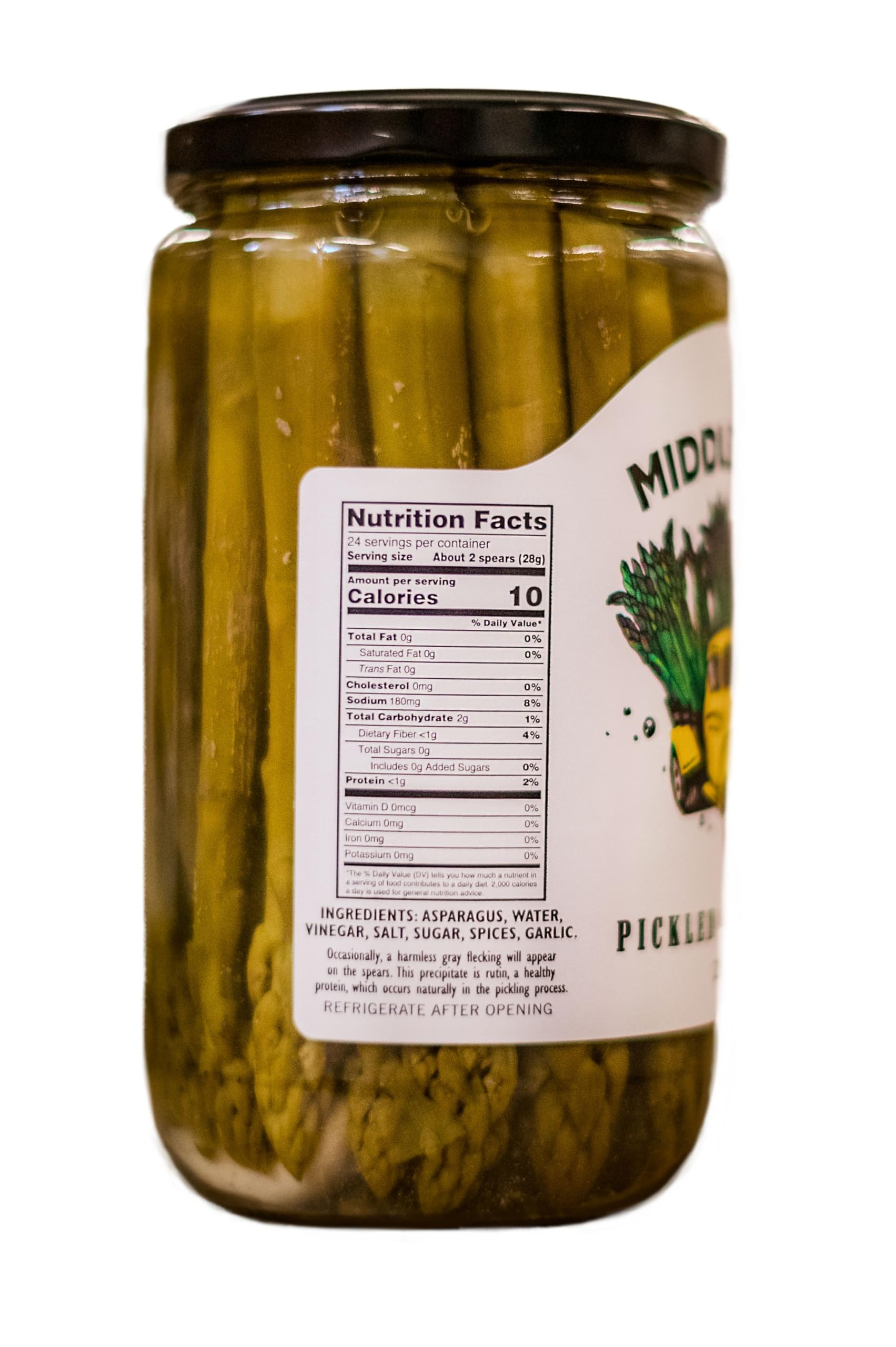MIDDLETON'S purple asparagus close-up highlights sweeter color and texture