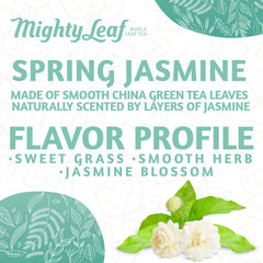 Mighty Leaf brewed hot cup showcasing clear color and soothing flavor benefit