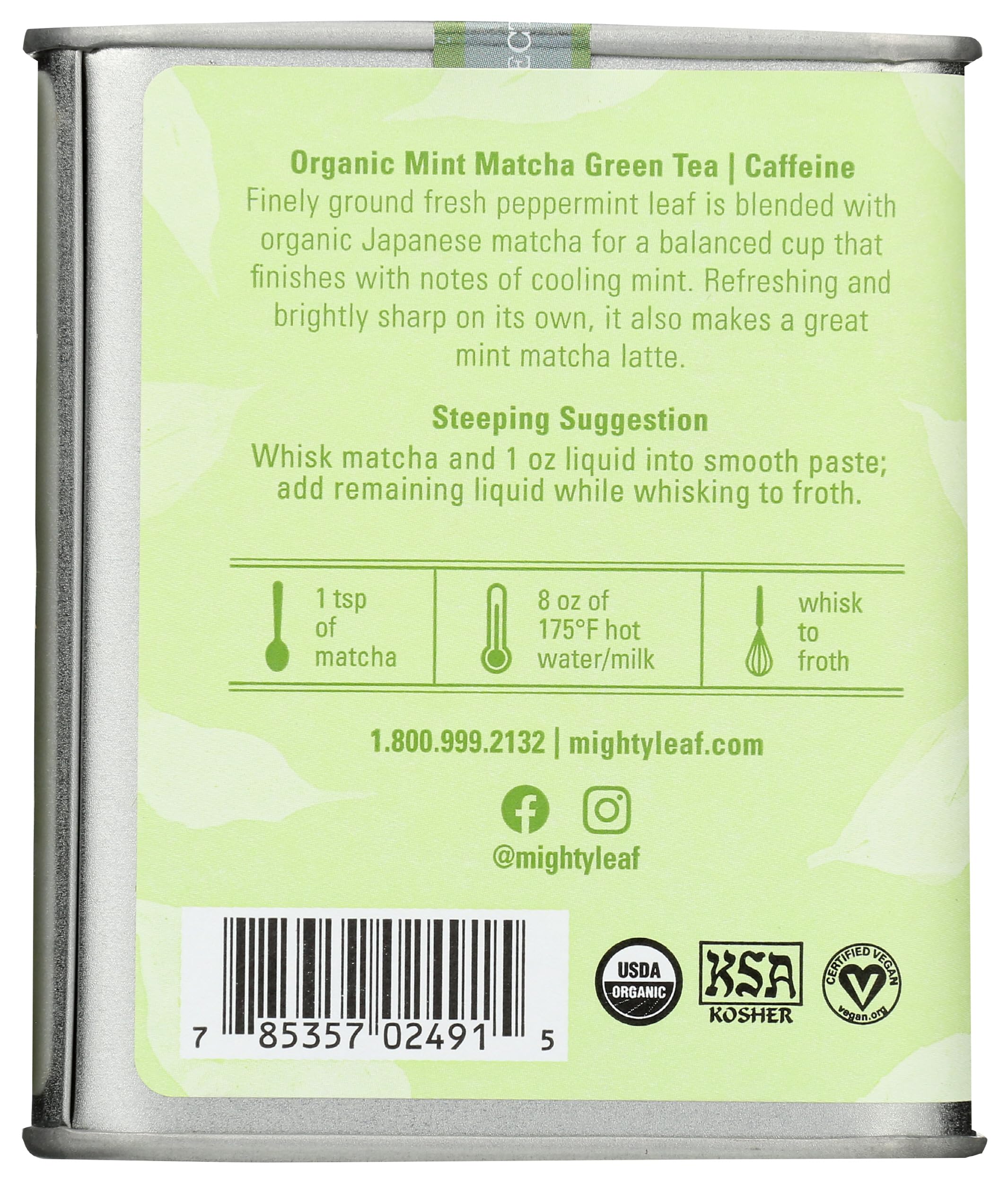 Mighty Leaf cold bottle preparation shaking matcha for easy iced refreshment