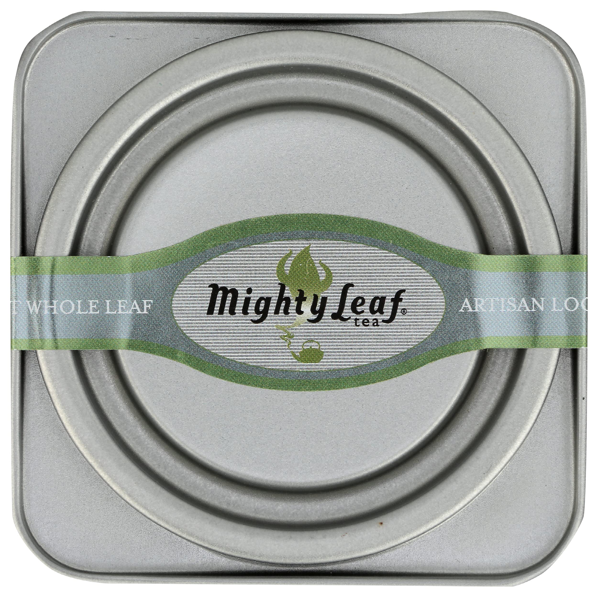 Mighty Leaf label and organic certifications showing quality sourcing assurance