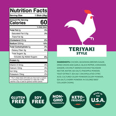 Mighty Spark ingredient close-up showing seasoned chicken texture and natural sourcing benefit