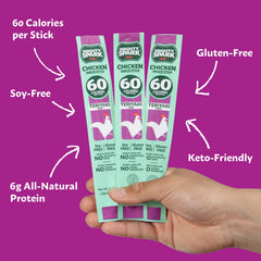 Mighty Spark nutrition label close-up highlighting calorie and protein information