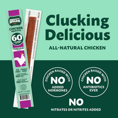 Mighty Spark single unwrapped teriyaki stick illustrating portable protein convenience