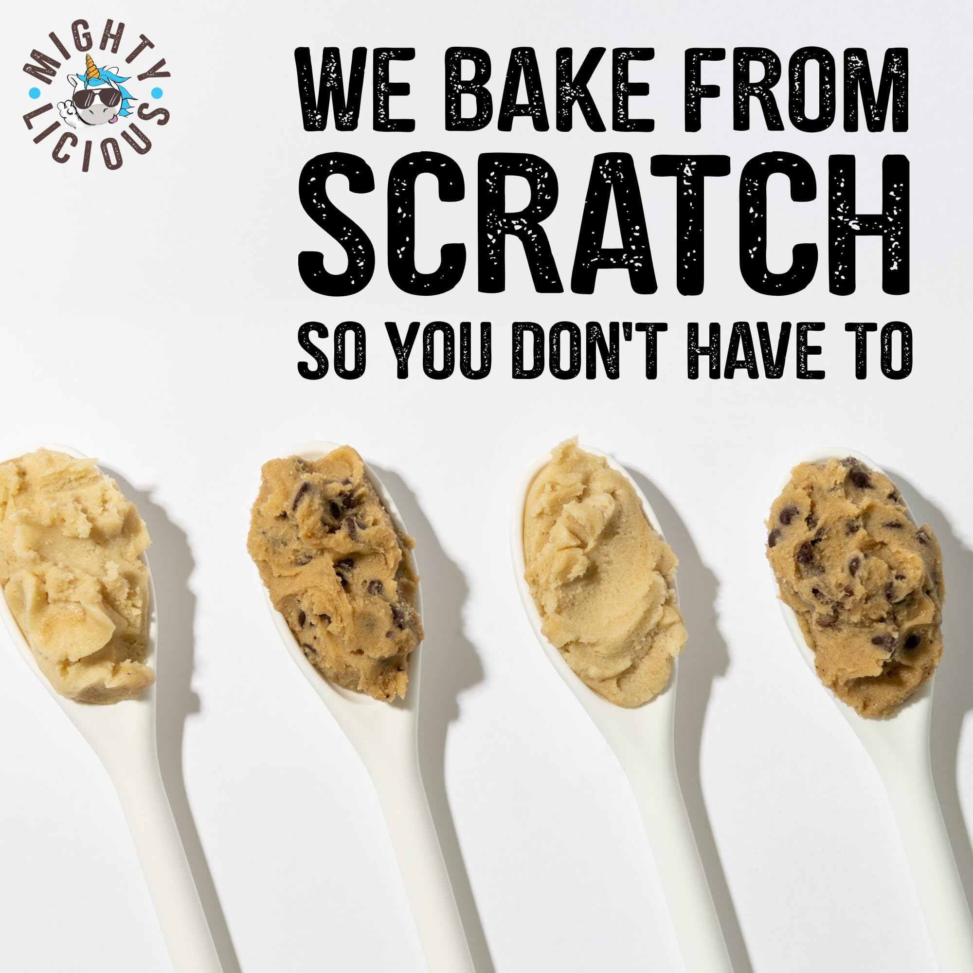 Mightylicious on a kitchen scale for accurate portioning and consistency