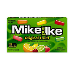 MIKE AND IKE front packaging showing colorful theater box and brand